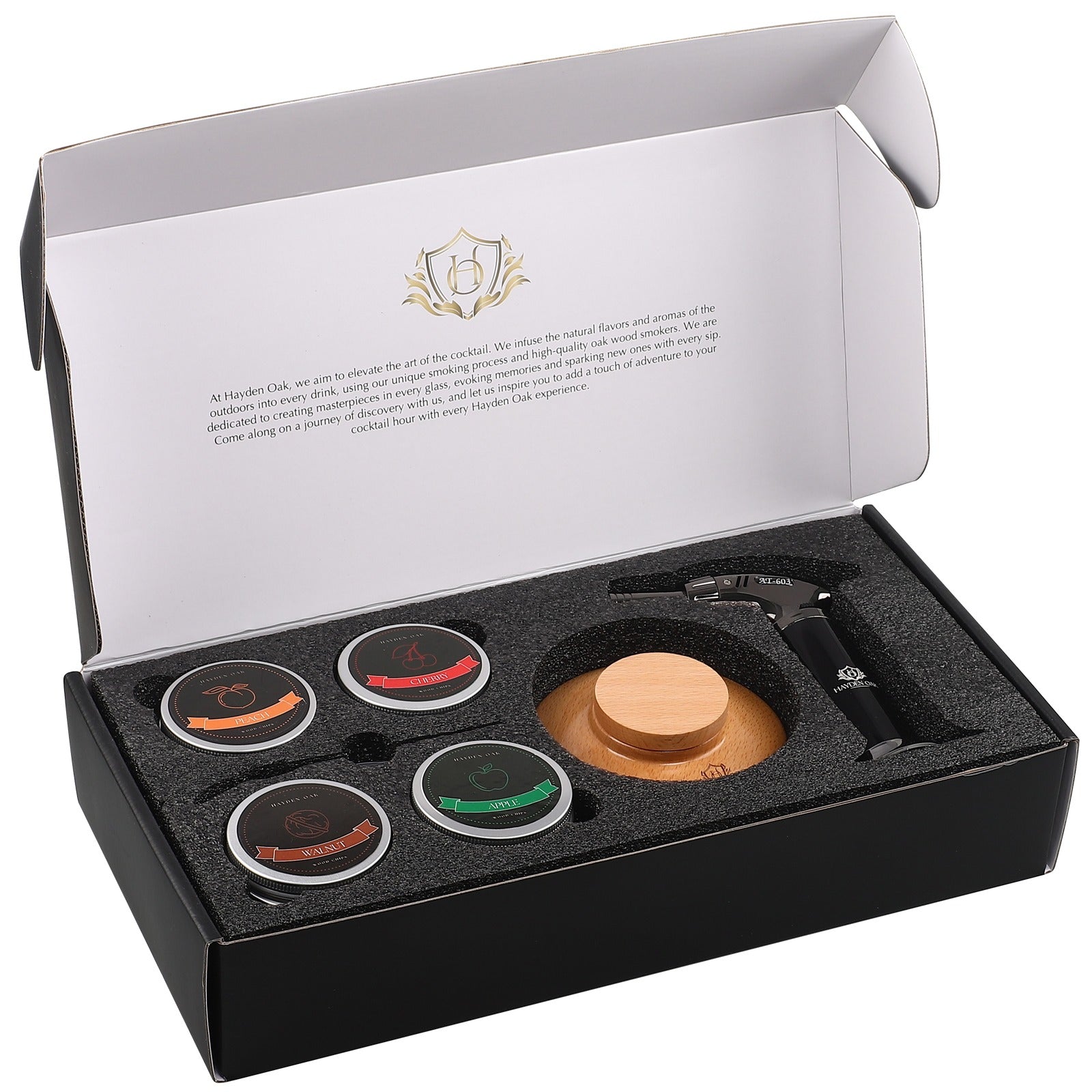 Hayden Oak Bourbon Smoker Kit